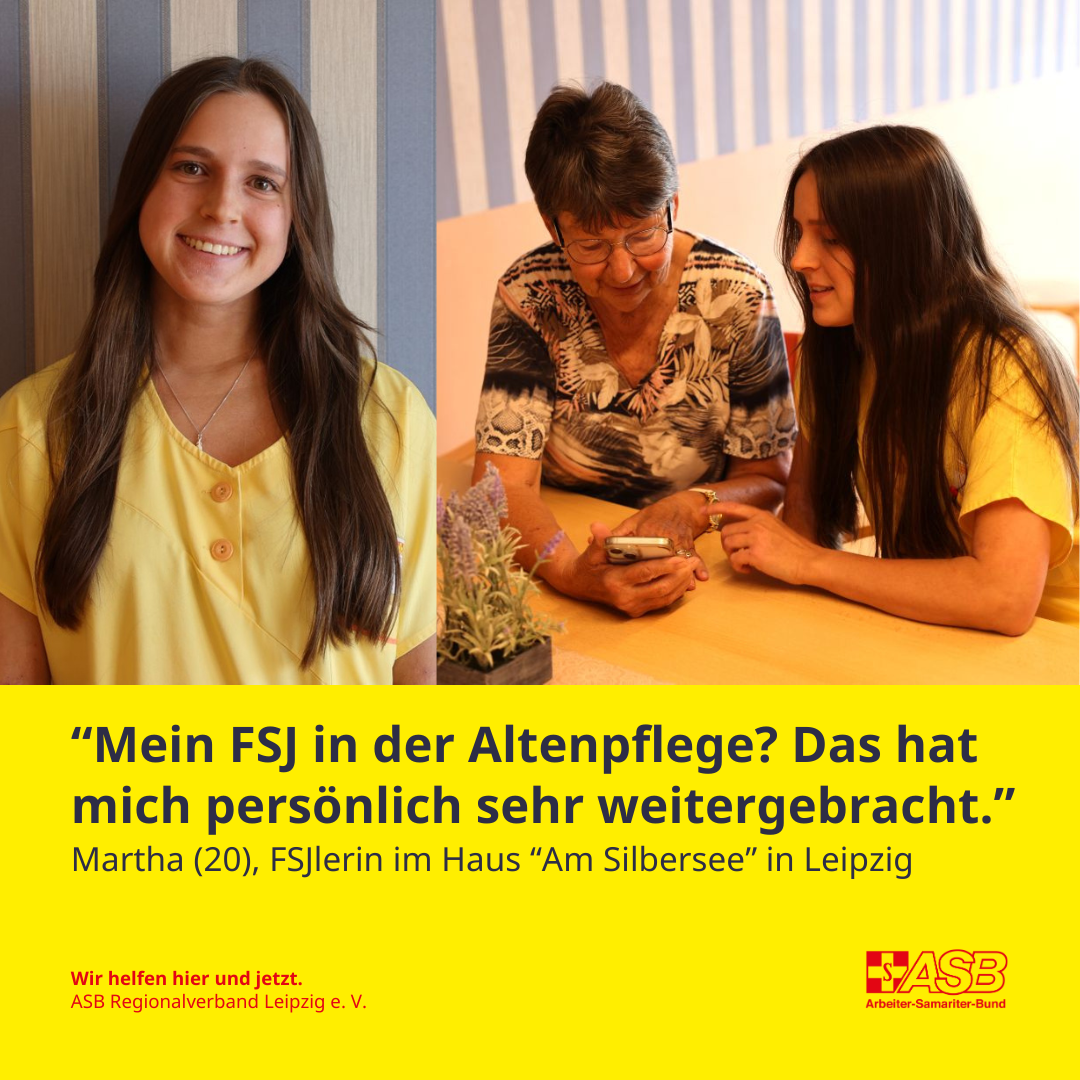 Ein FSJ in der Altenpflege? Hat mich persönlich sehr weitergebracht.