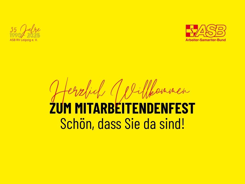 Jubiläumsreif: Unser ASB-Mitarbeitendenfest im Parkschloss Leipzig