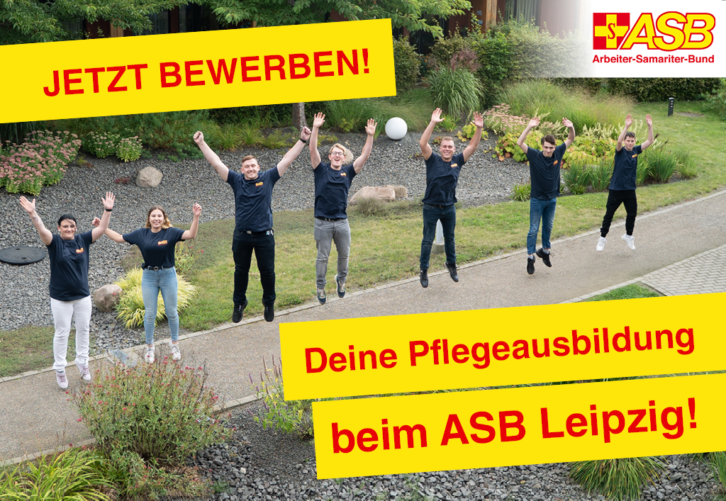 Pflegeausbildung beim ASB in und um Leipzig – Jetzt bis 31. Mai 2024 bewerben!