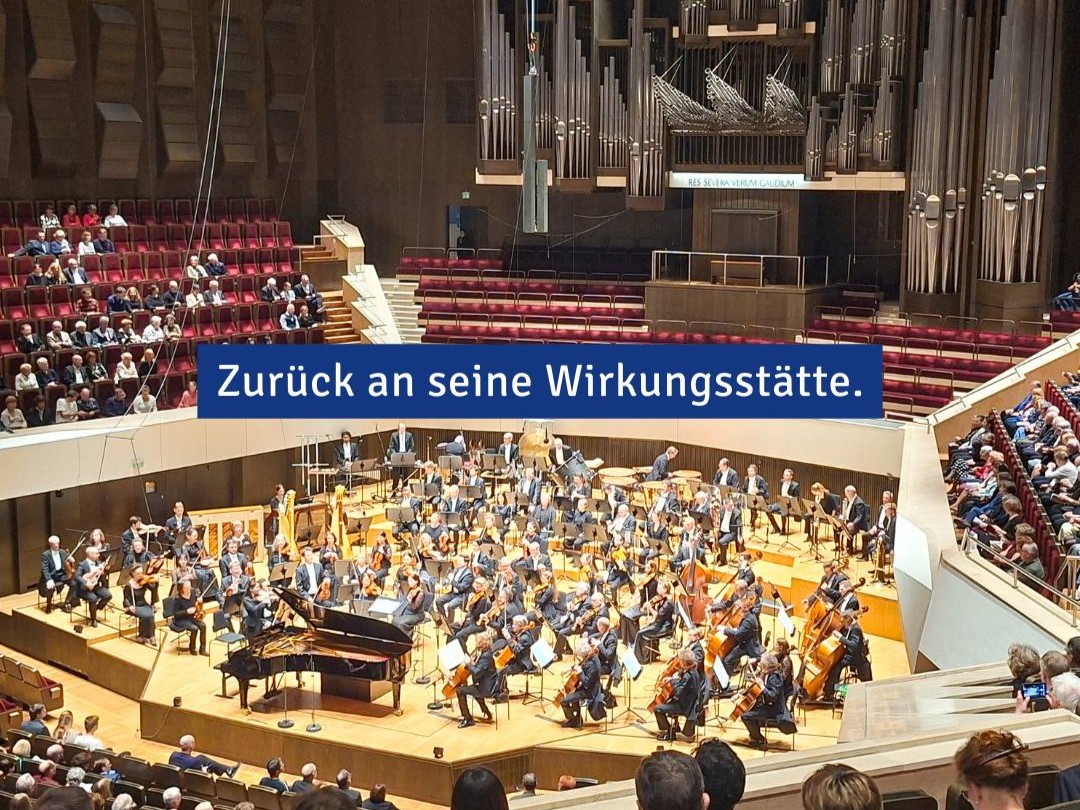 Noch einmal ins Gewandhaus Leipzig: die frühere Wirkungsstätte