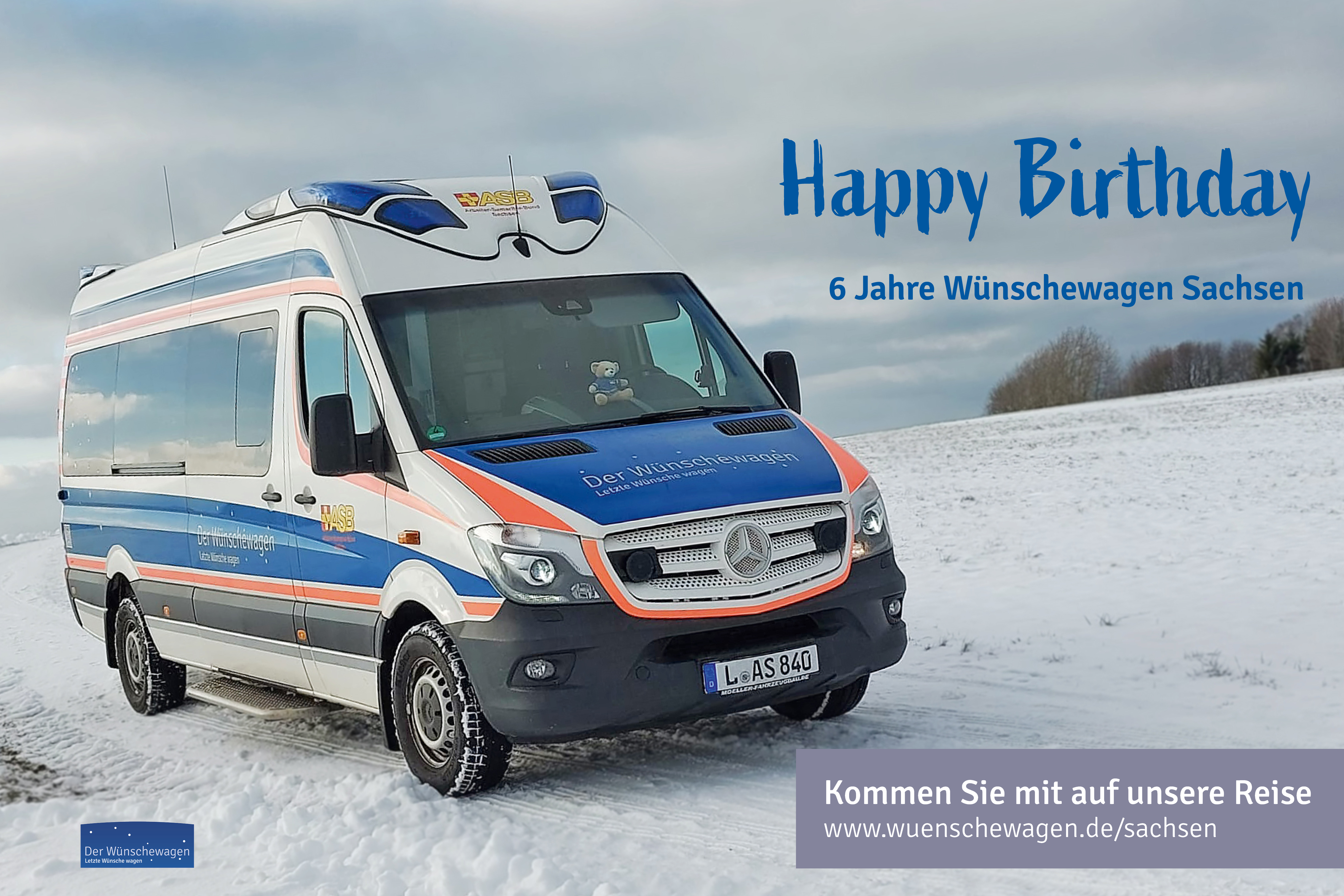 Wünschewagen Sachsen feiert seinen 6. Geburtstag