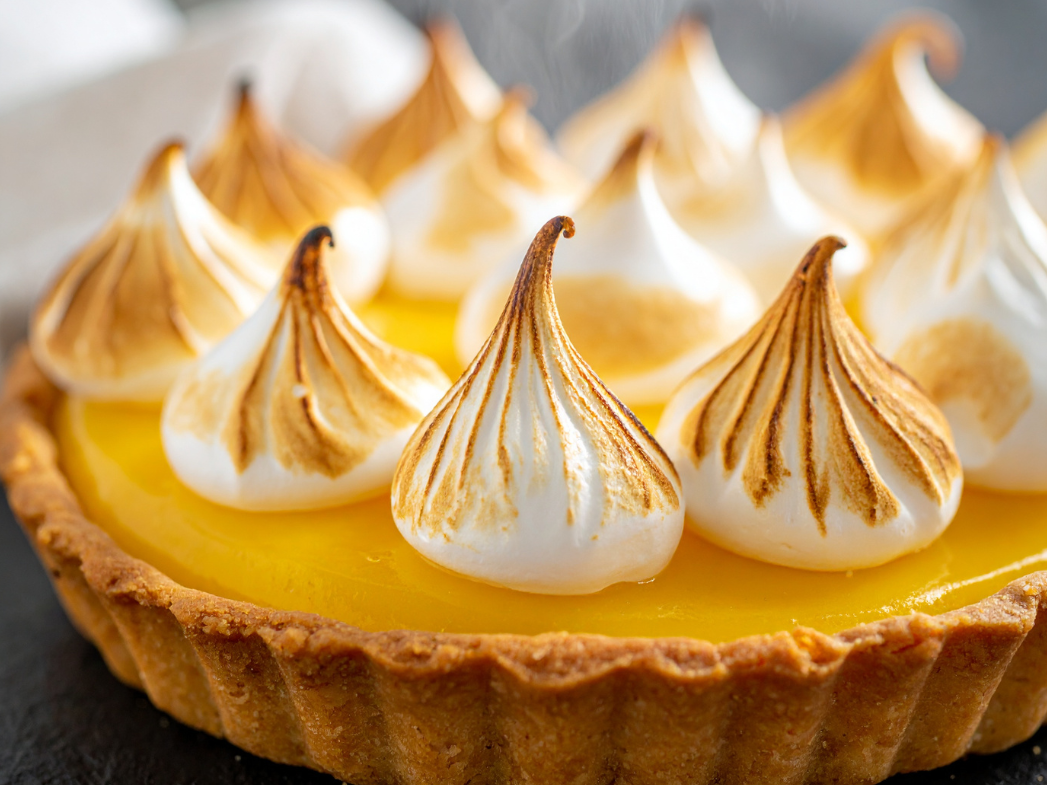 Zitronen-Baiser-Torte Genießen Sie die saisonalen Köstlichkeiten im Café & Bistro